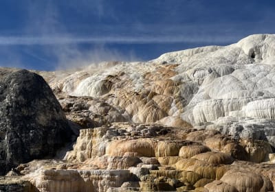 Las terrazas de travertino de Mammoth Hot Springs